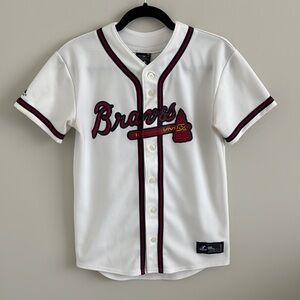 Vintage Chipper Jones Majestic Braves Baseball Jersey